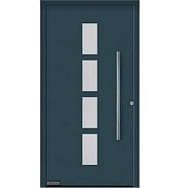 Двери входные алюминиевые  ThermoPlan Hybrid Hormann – Мотив 501 в Евпатории