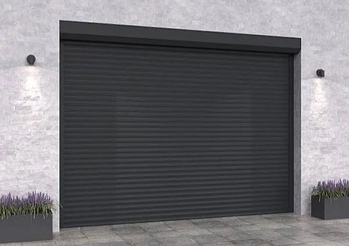 Рулонные ворота для гаража Алютех Trend с алюминиевым профилем PD/77 и высокой защитой от взлома с доставкой в Евпатории 